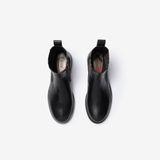  Giày Nam Burberry Leather Pembroke Boots 'Black' 