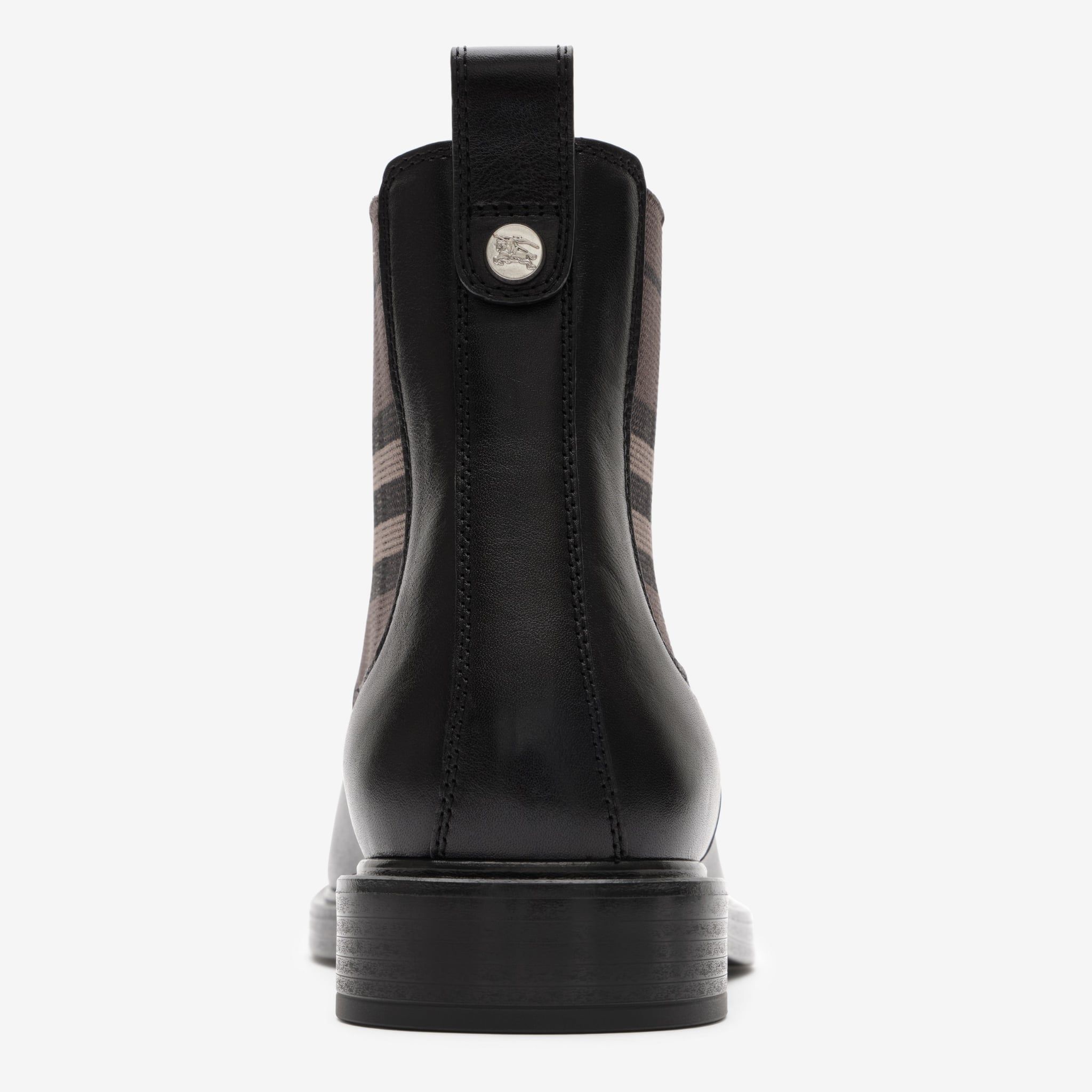  Giày Nam Burberry Leather Pembroke Boots 'Black' 