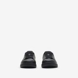 Giày Nam Burberry Leather Set Sneakers​ 'Black' 