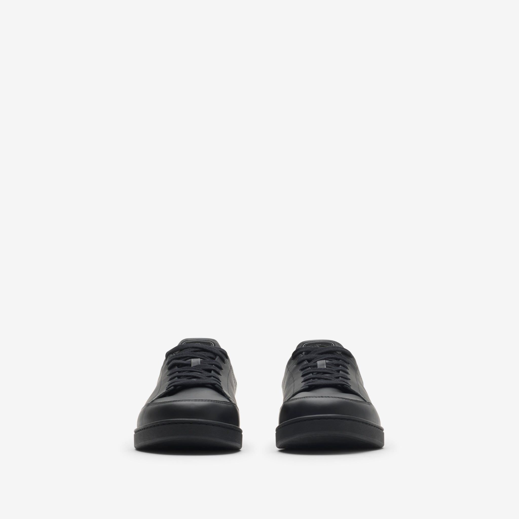  Giày Nam Burberry Leather Set Sneakers​ 'Black' 
