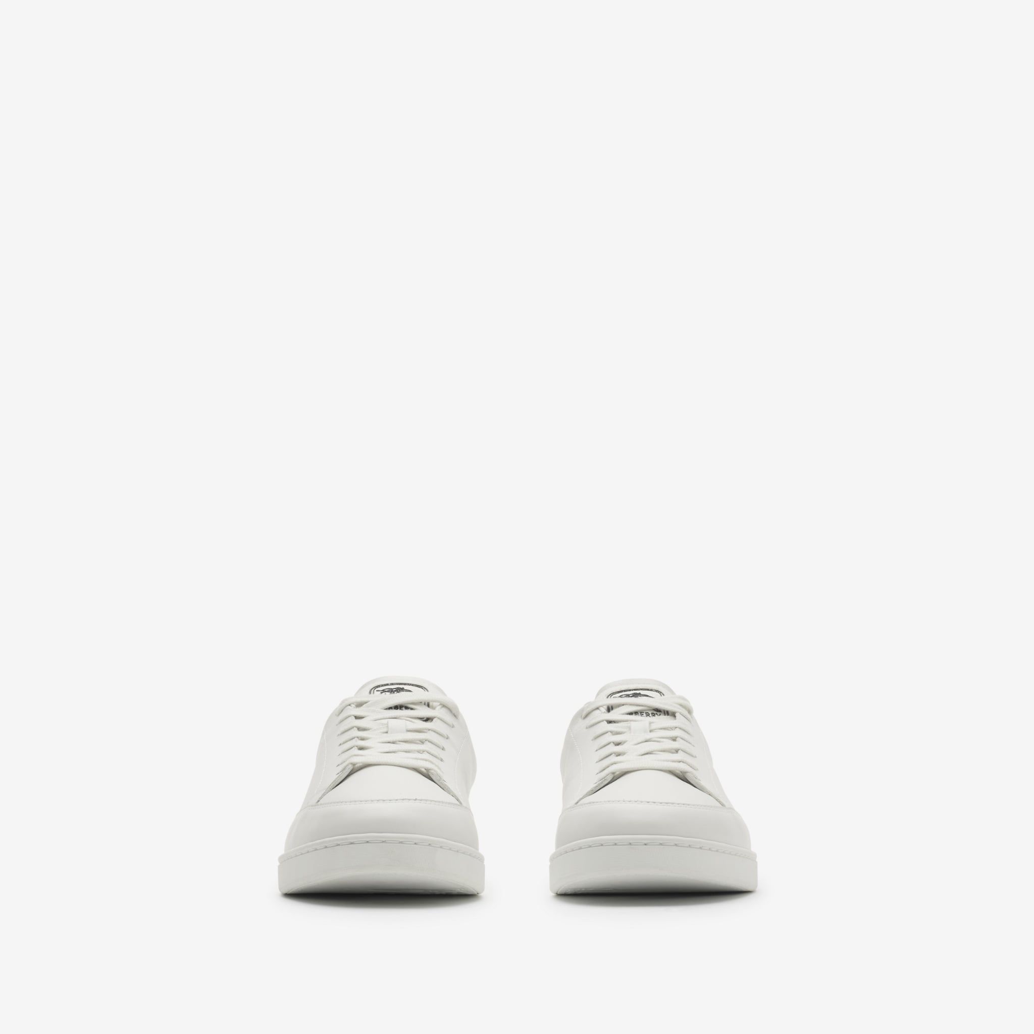  Giày Nam Burberry Leather Set Sneakers​ 'White' 