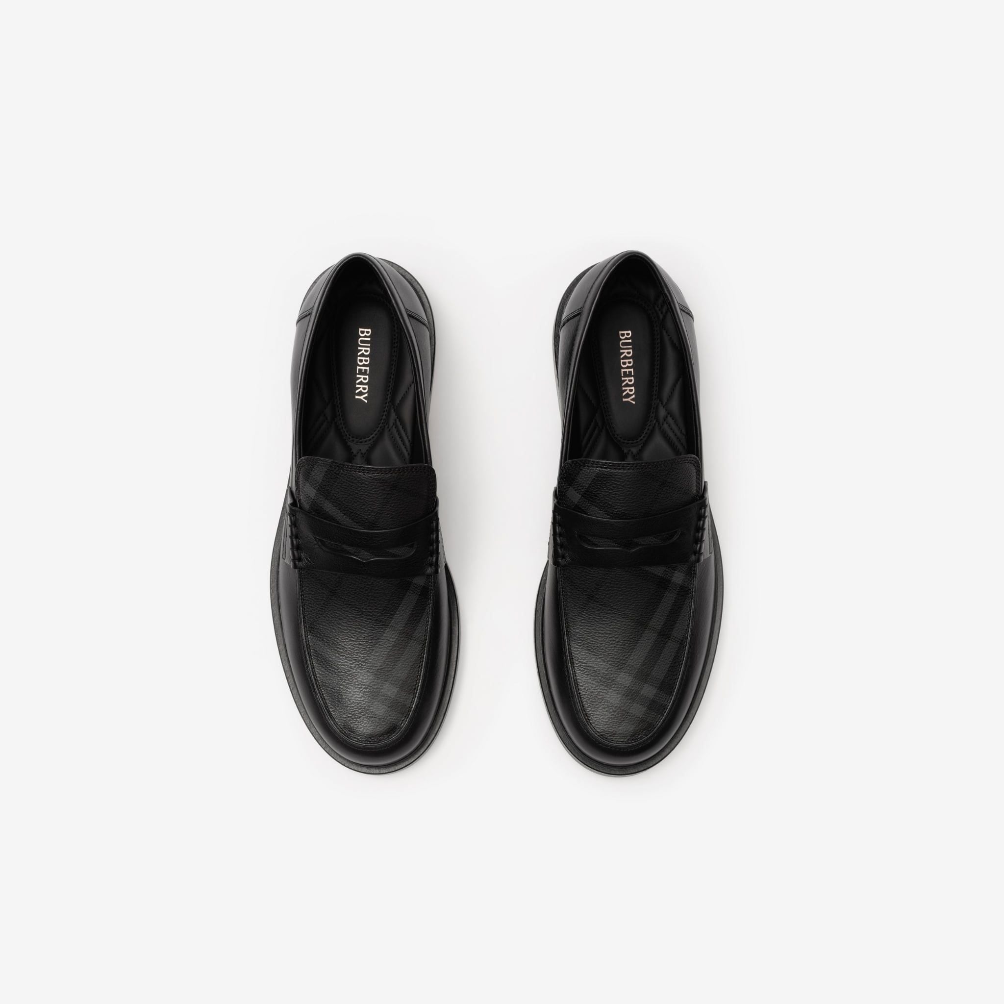  Giày Nam Burberry Pembroke Loafers 'Black' 