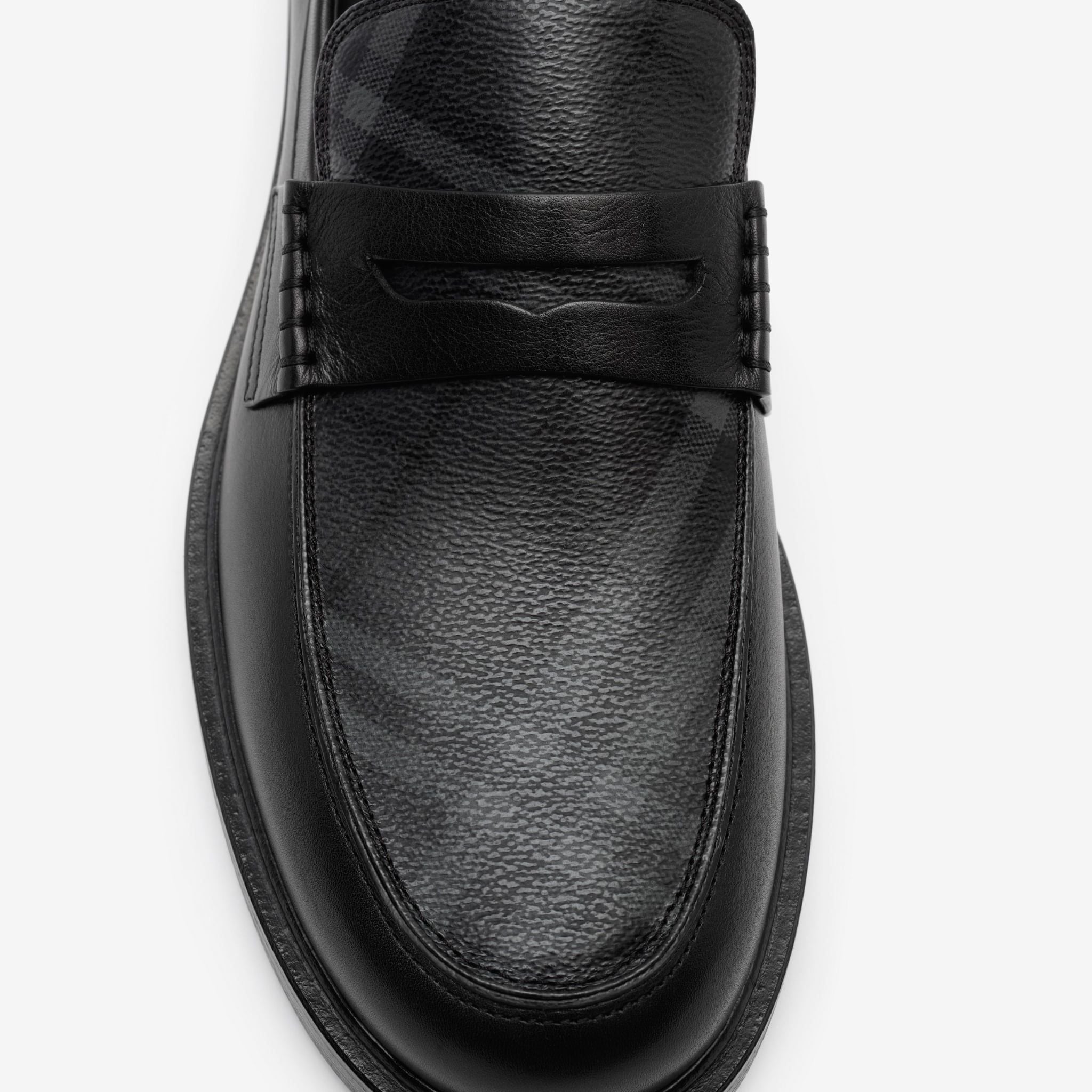  Giày Nam Burberry Pembroke Loafers 'Black' 