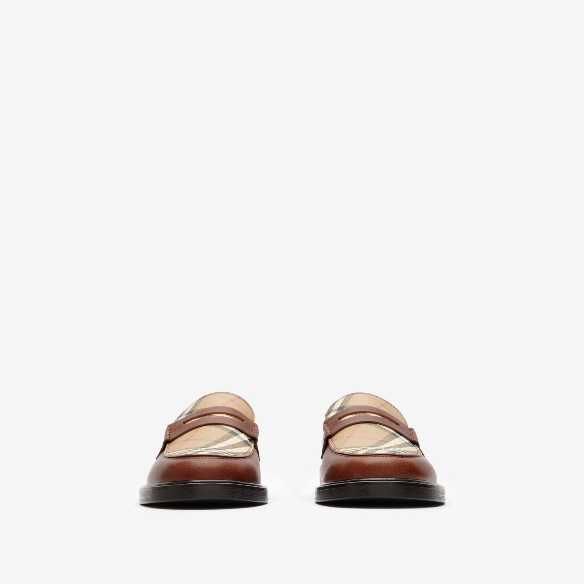  Giày Nam Burberry Pembroke Loafers 'Tobacco' 