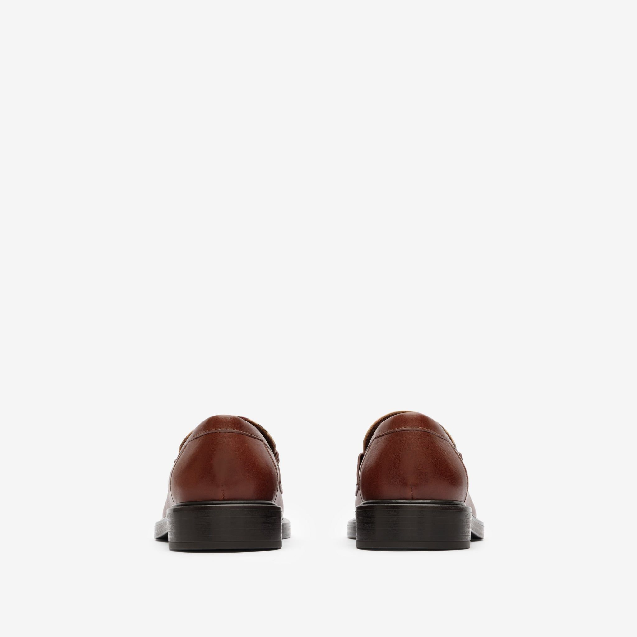  Giày Nam Burberry Pembroke Loafers 'Tobacco' 