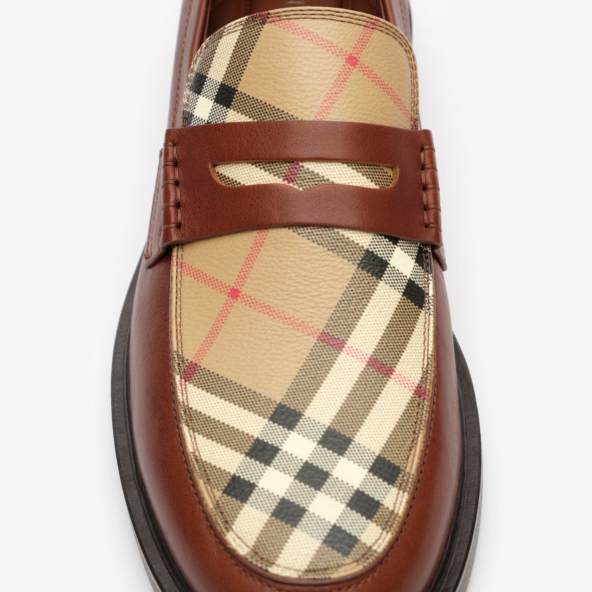  Giày Nam Burberry Pembroke Loafers 'Tobacco' 