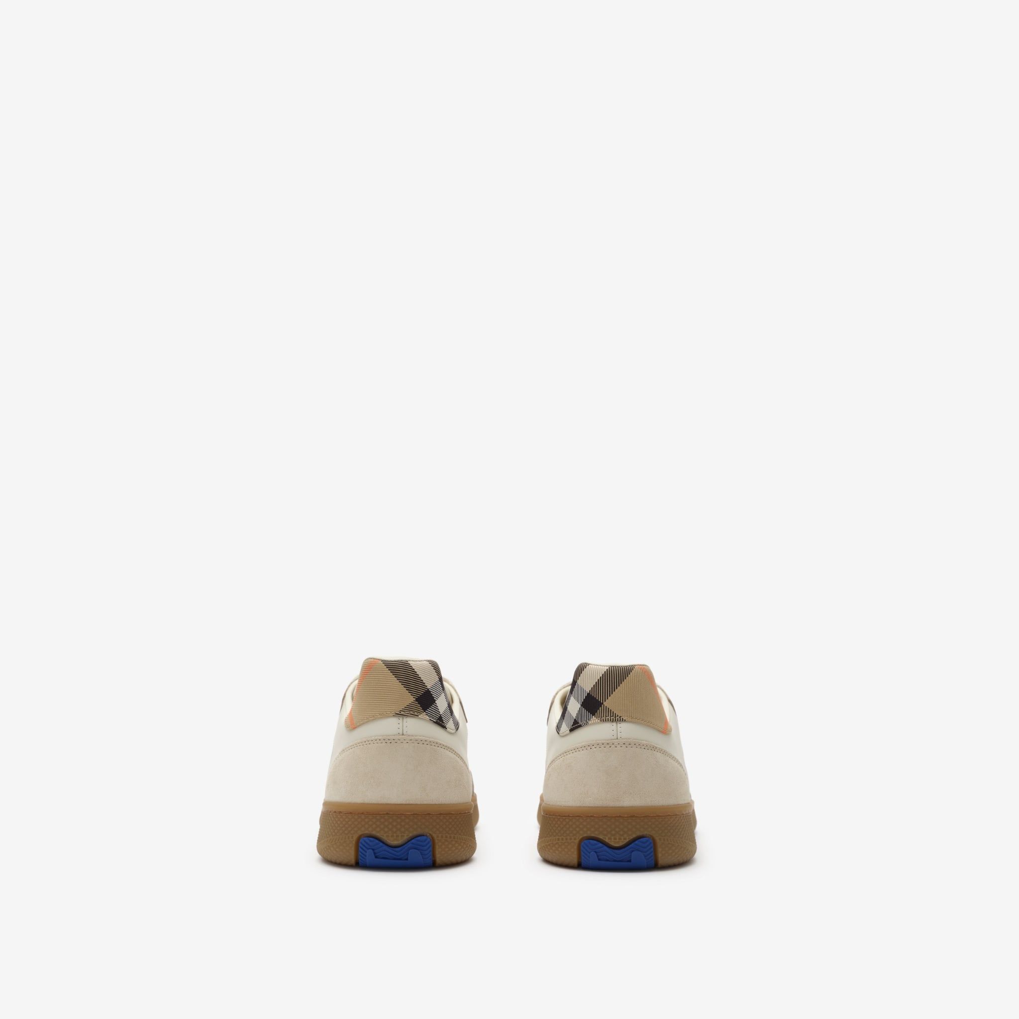  Giày Nam Burberry Suede Check Terrace Sneakers 'Beige' 