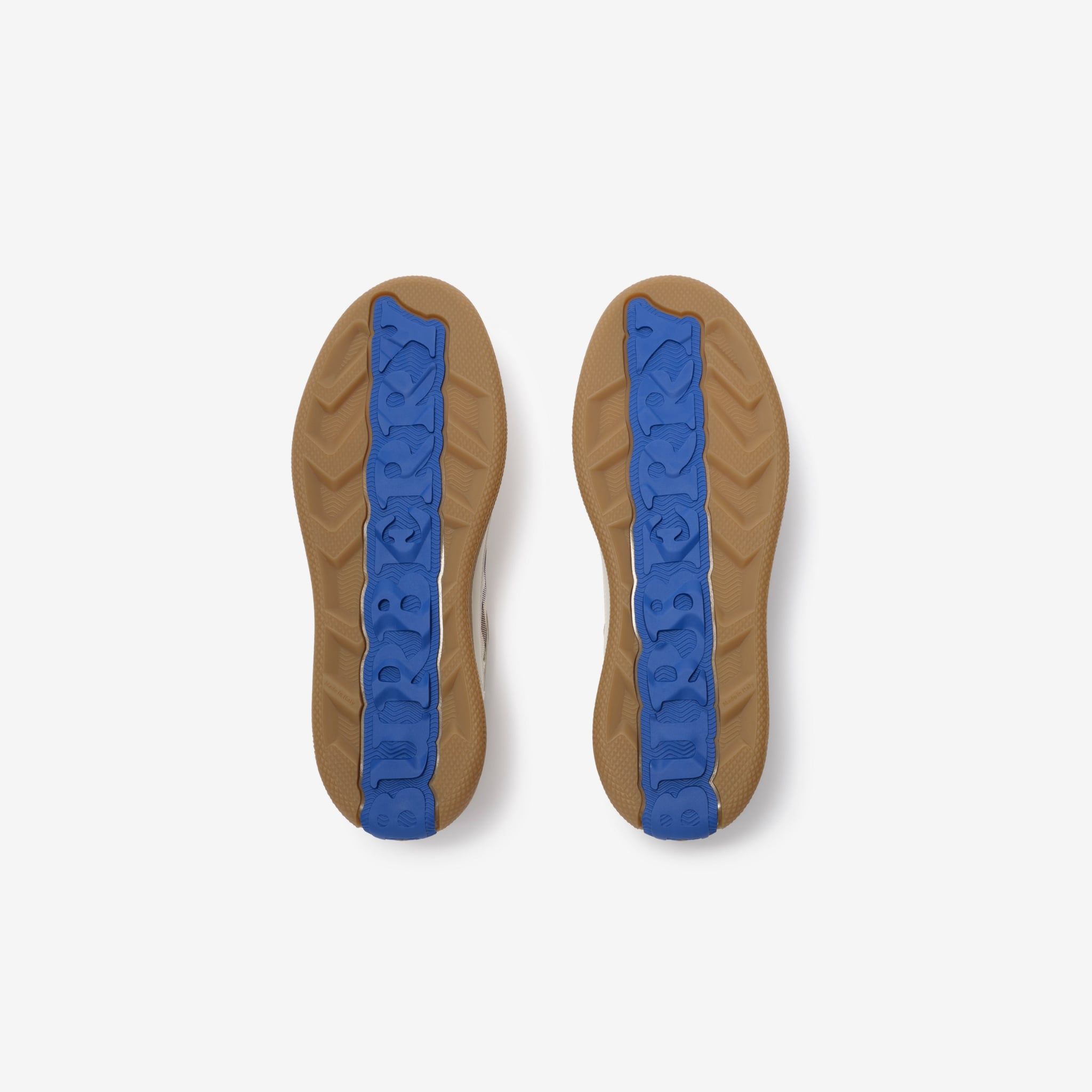  Giày Nam Burberry Suede Check Terrace Sneakers 'Beige' 