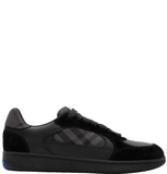  Giày Nam Burberry Suede Check Terrace Sneakers 'Black'​ 
