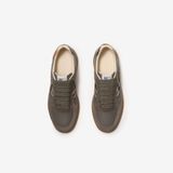  Giày Nam Burberry Suede Check Terrace Sneakers 'Grey' 