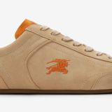  Giày Nam Burberry Suede Knight Runner Sneakers 'Beige' 