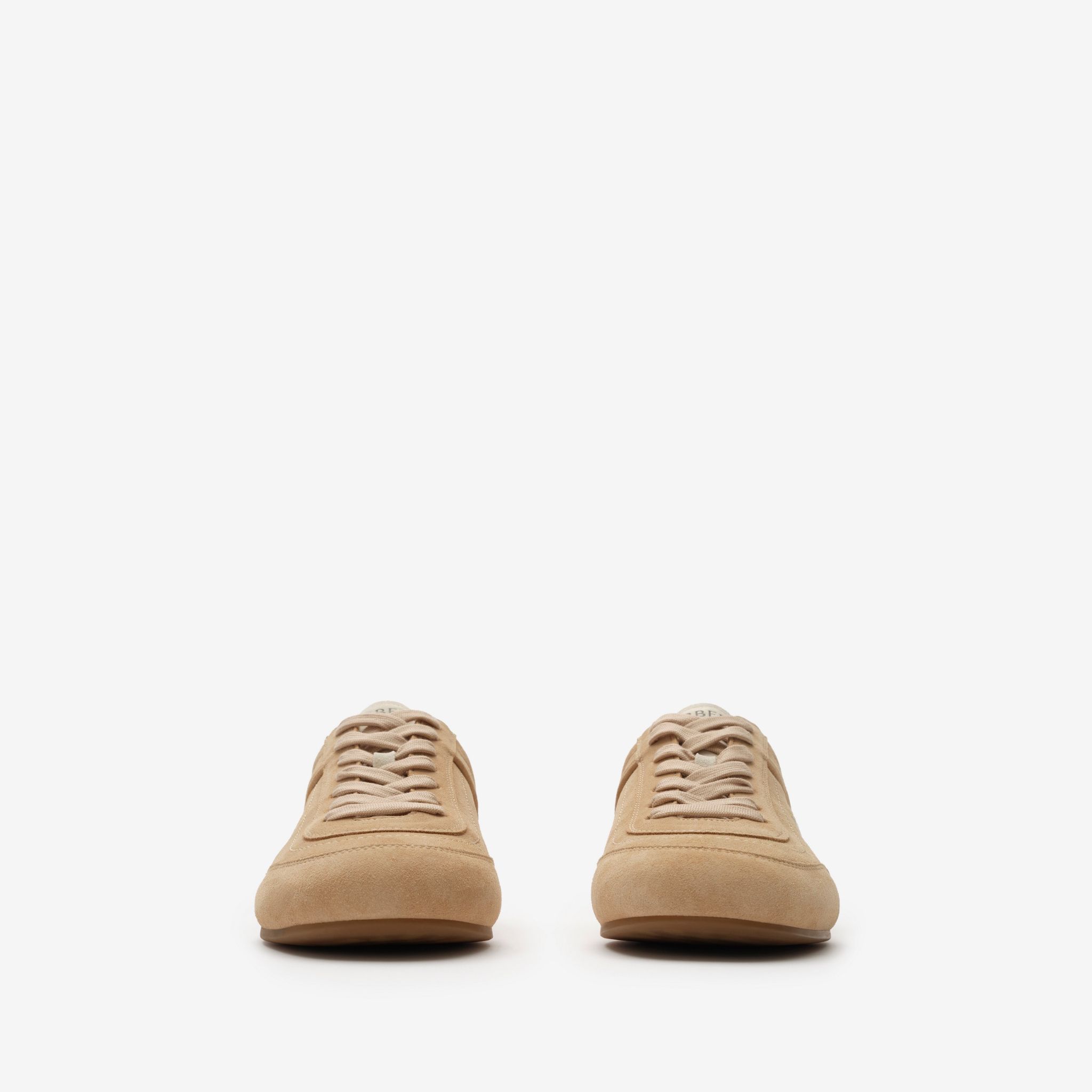  Giày Nam Burberry Suede Knight Runner Sneakers​ 'Beige' 