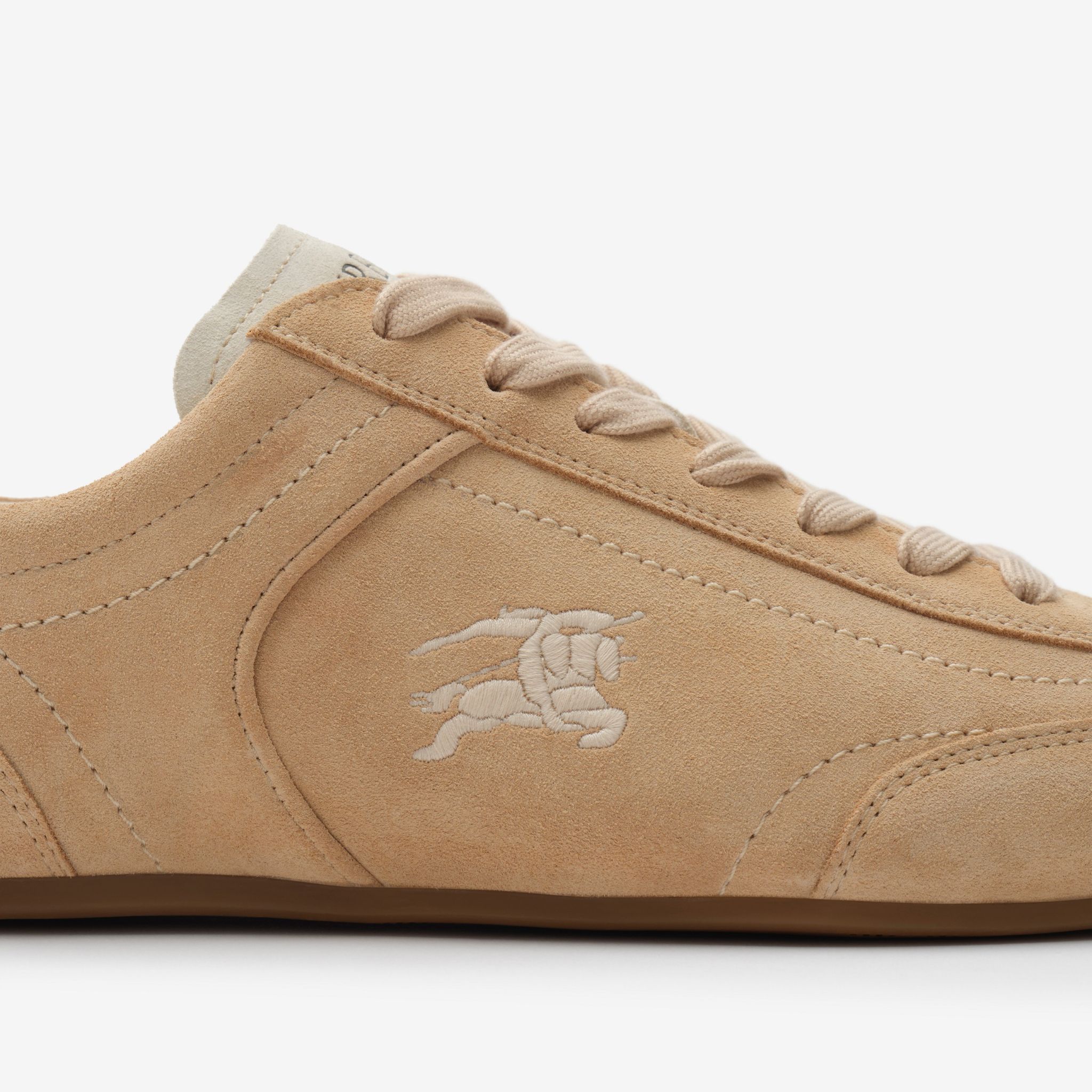  Giày Nam Burberry Suede Knight Runner Sneakers​ 'Beige' 