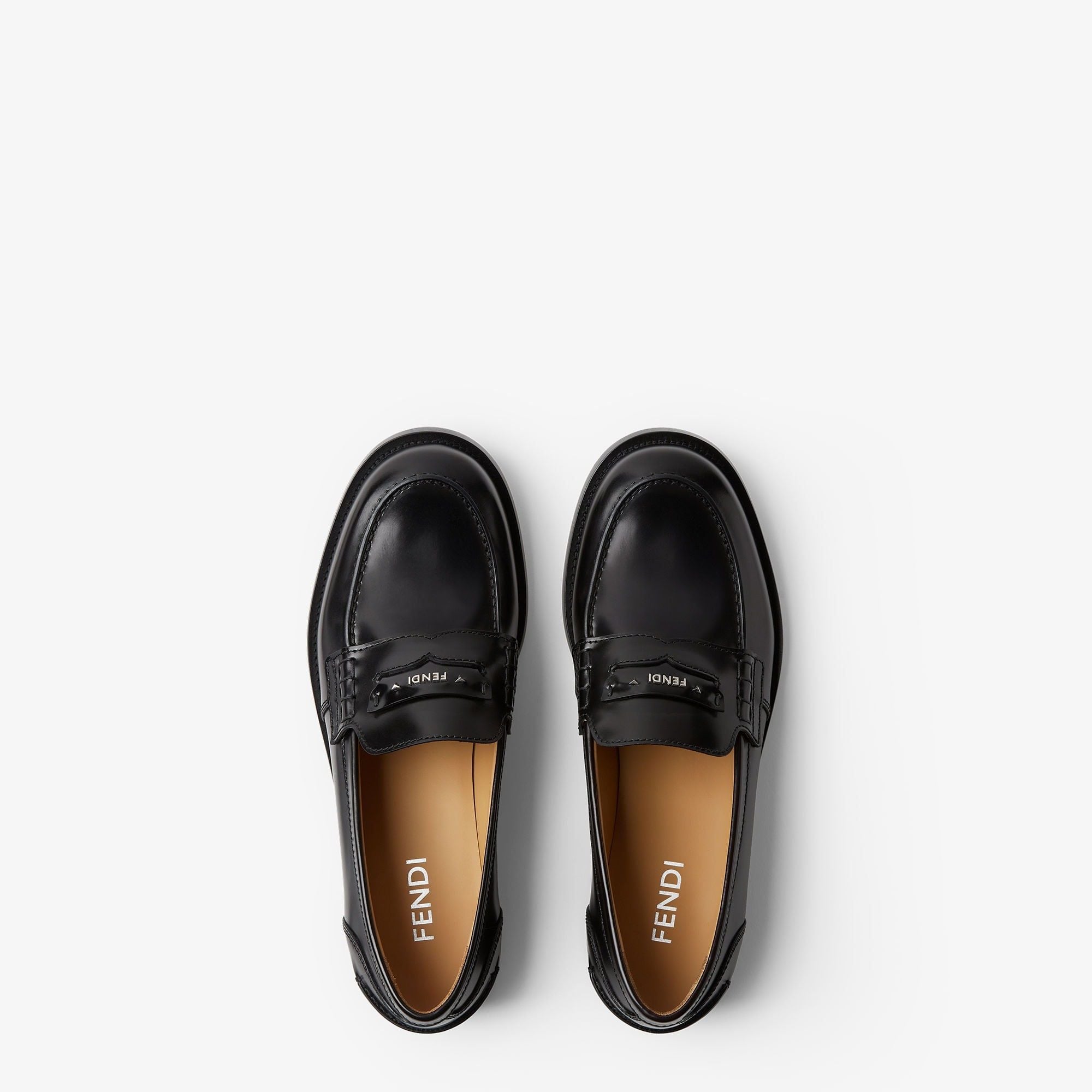  Giày Nam Fendi Ateneo Loafers 'Black' 