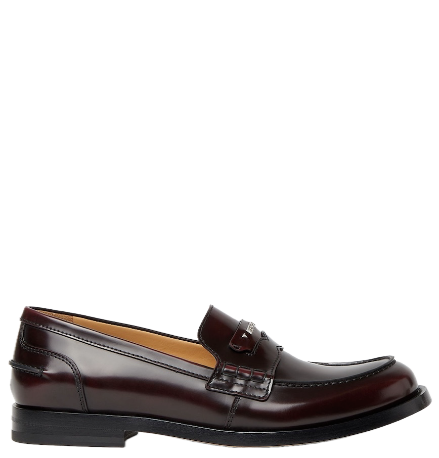  Giày Nam Fendi Ateneo Loafers 'Burgundy' 
