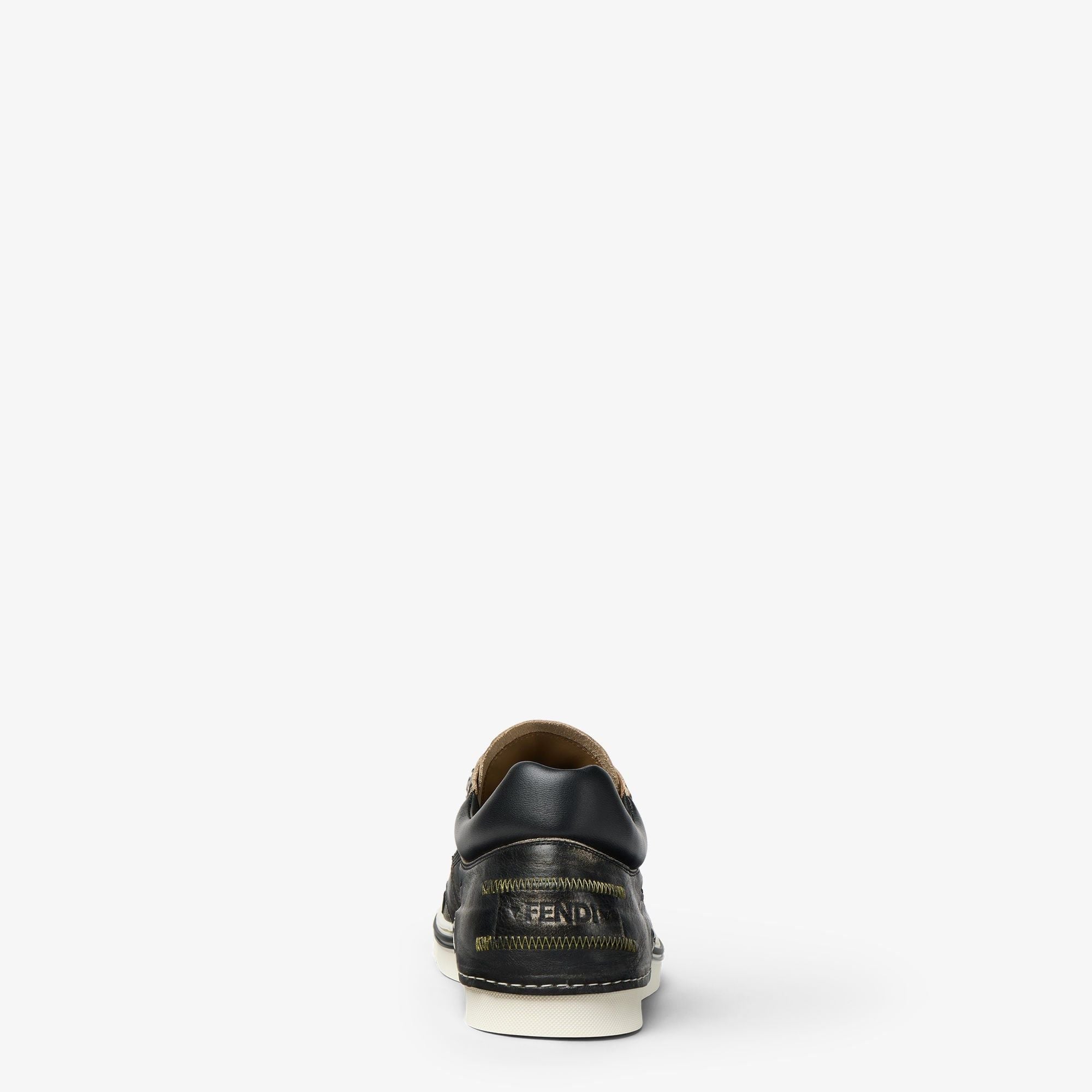  Giày Nam Fendi Fender Trainers 'Black' 