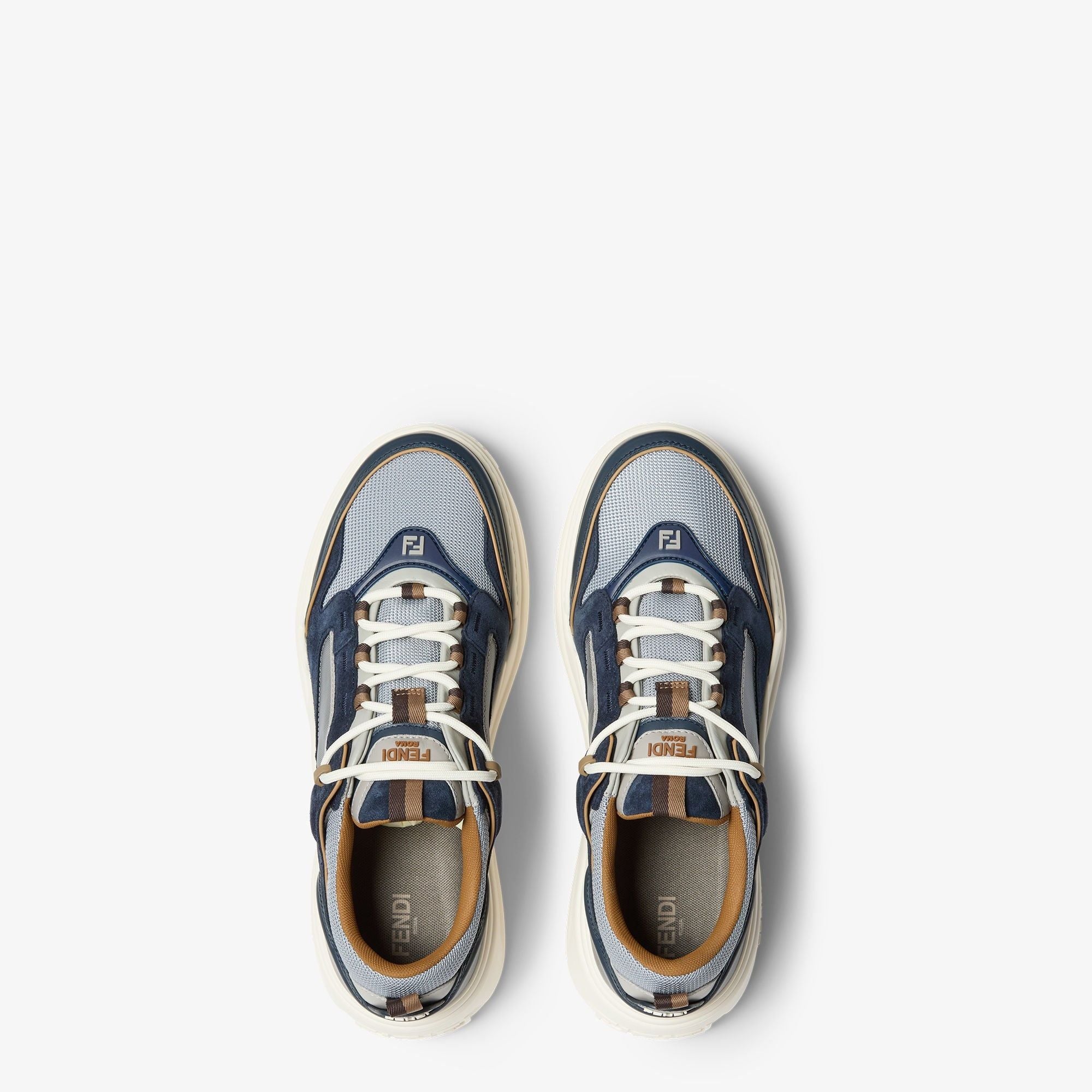  Giày Nam Fendi Force Trainers 'Blue' 