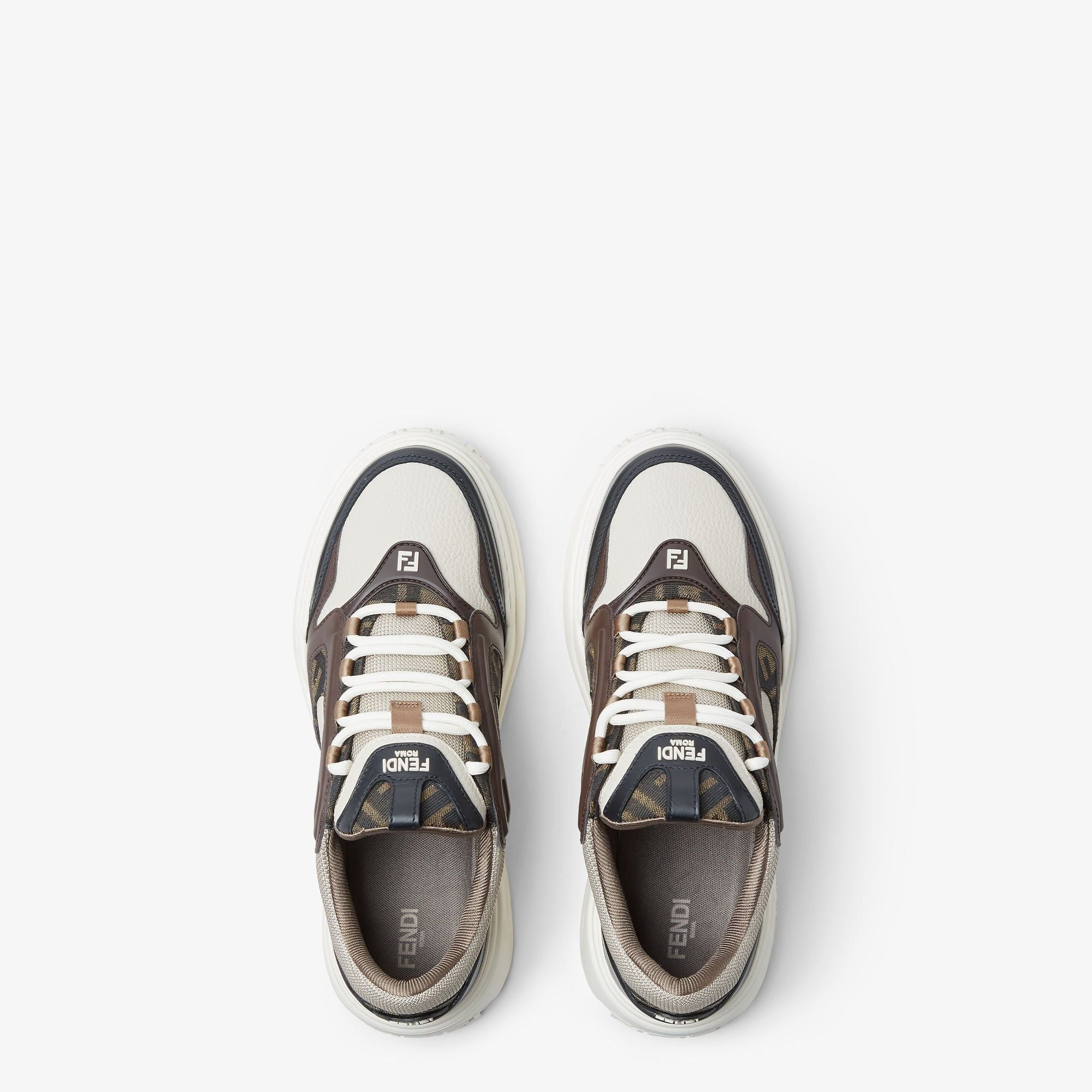  Giày Nam Fendi Force Trainers 'Brown' 
