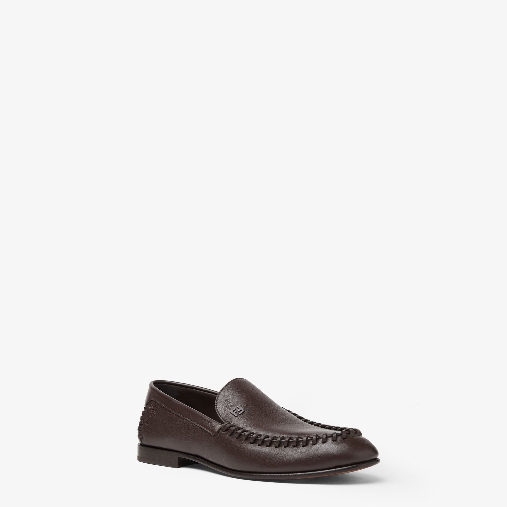  Giày Nam Fendi Loafers 'Dark Brown' 