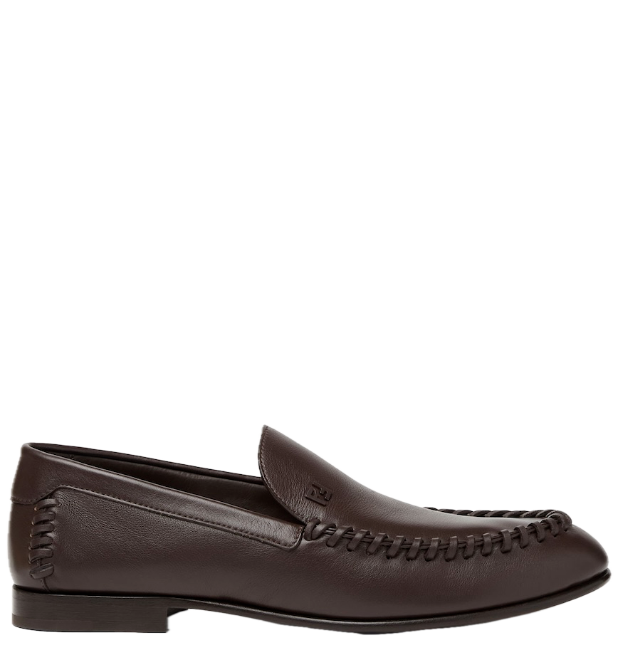  Giày Nam Fendi Loafers 'Dark Brown' 