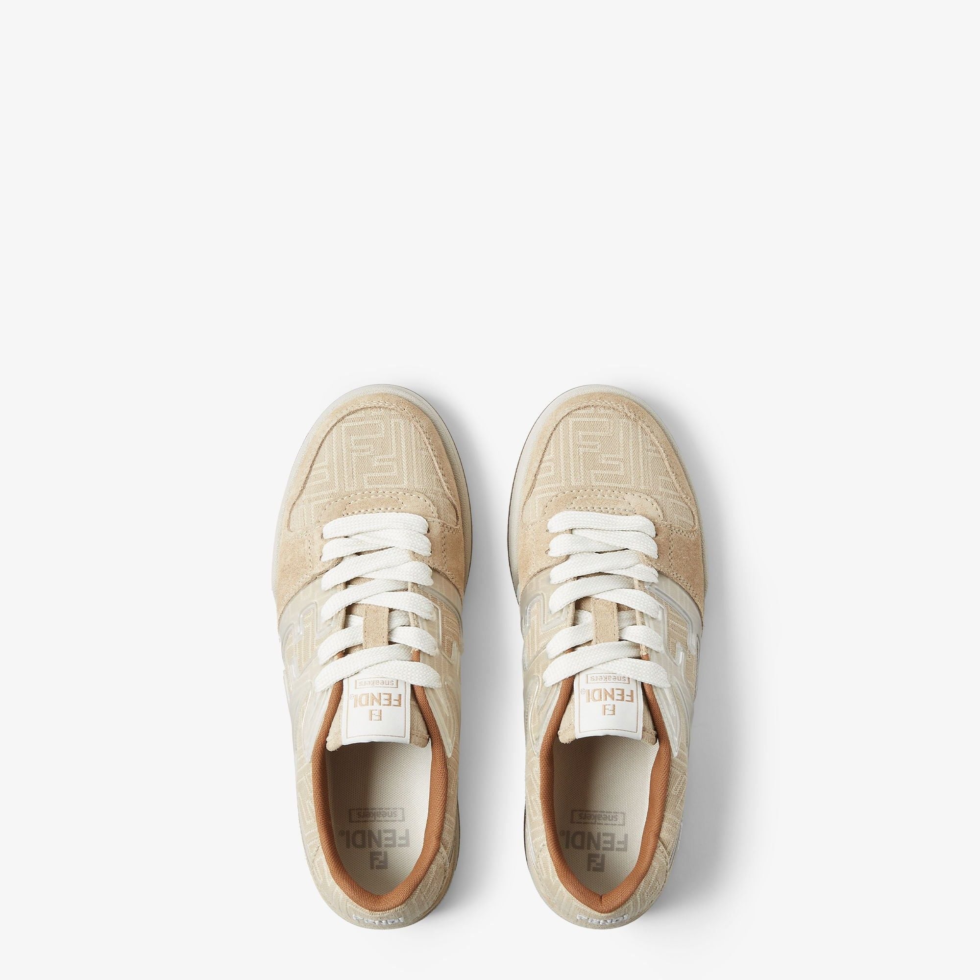  Giày Nam Fendi Match Trainers 'Beige' 