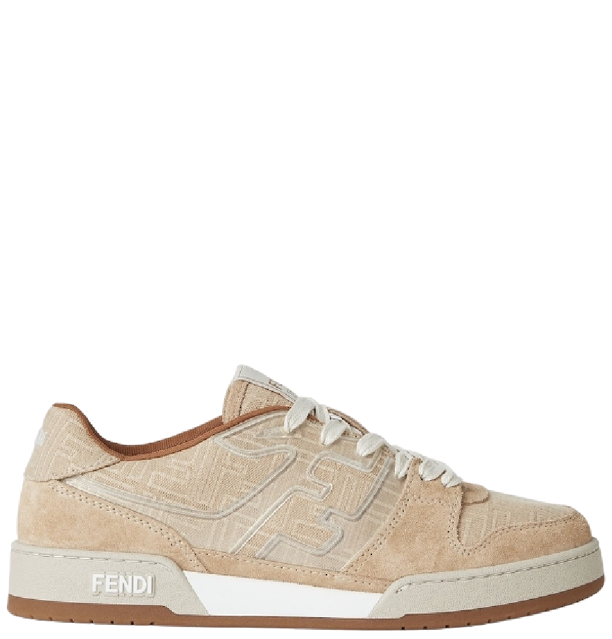 Giày Nam Fendi Match Trainers 'Beige' 