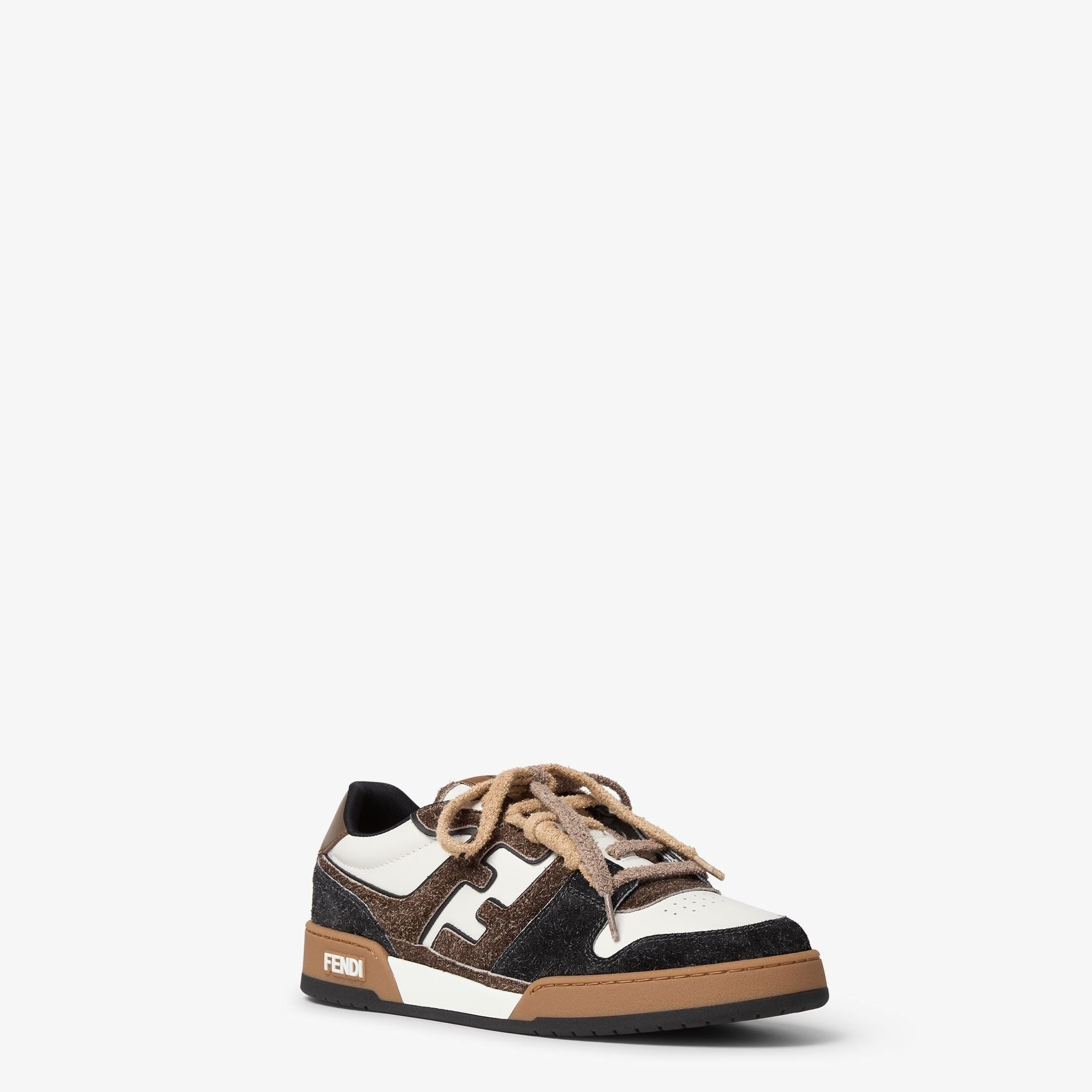  Giày Nam Fendi Match Trainers 'Brown' 