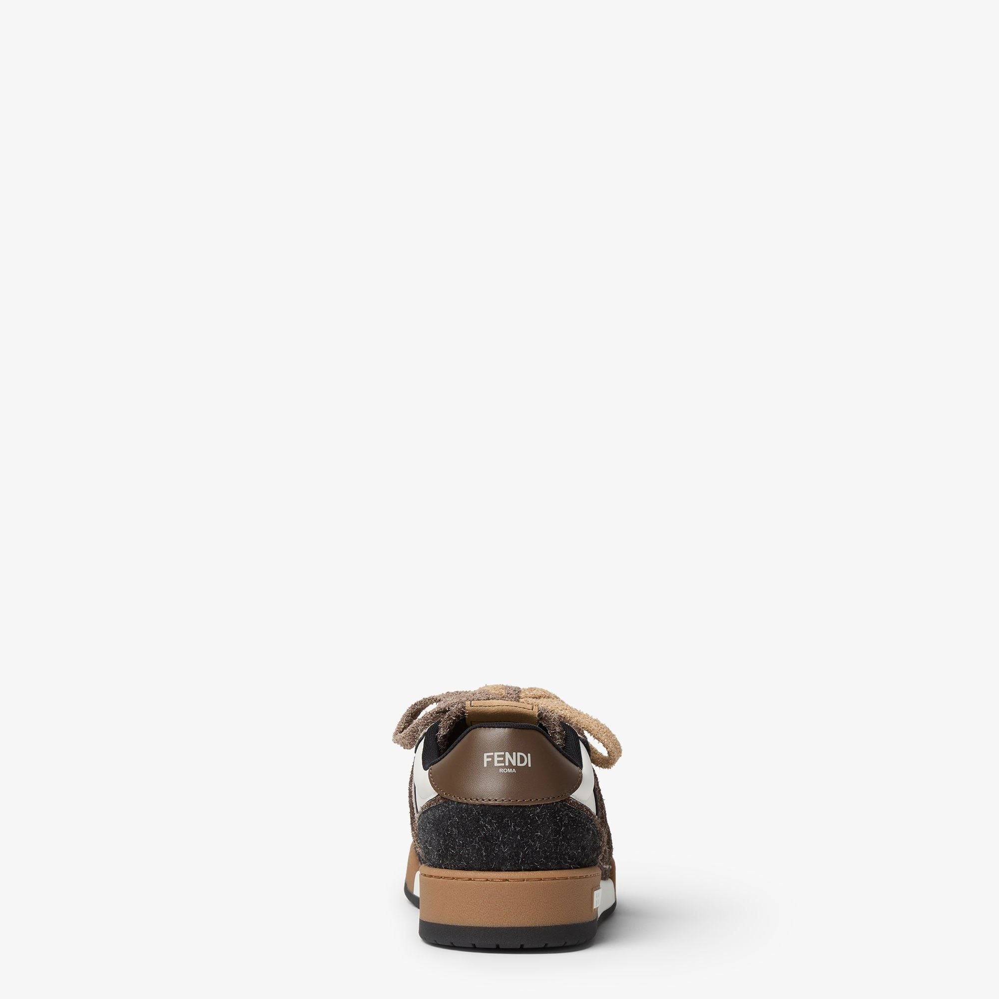  Giày Nam Fendi Match Trainers 'Brown' 