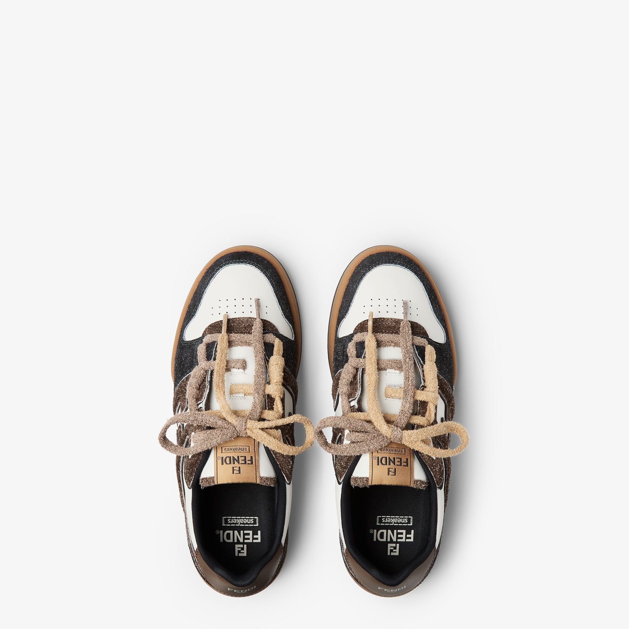  Giày Nam Fendi Match Trainers 'Brown' 
