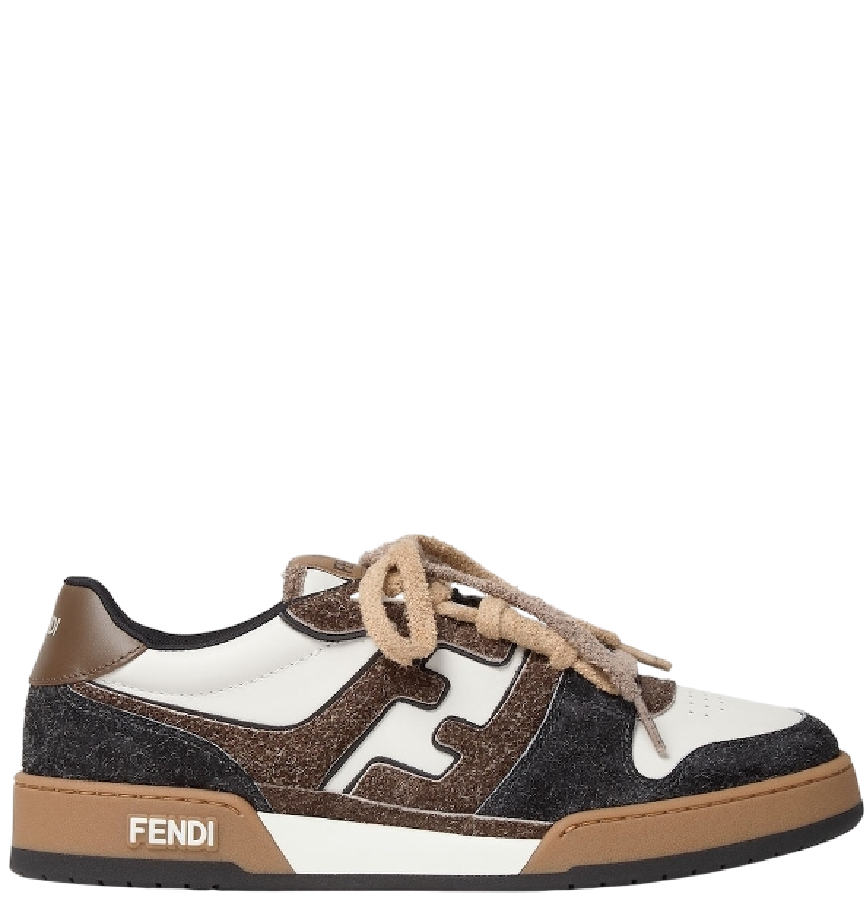  Giày Nam Fendi Match Trainers 'Brown' 