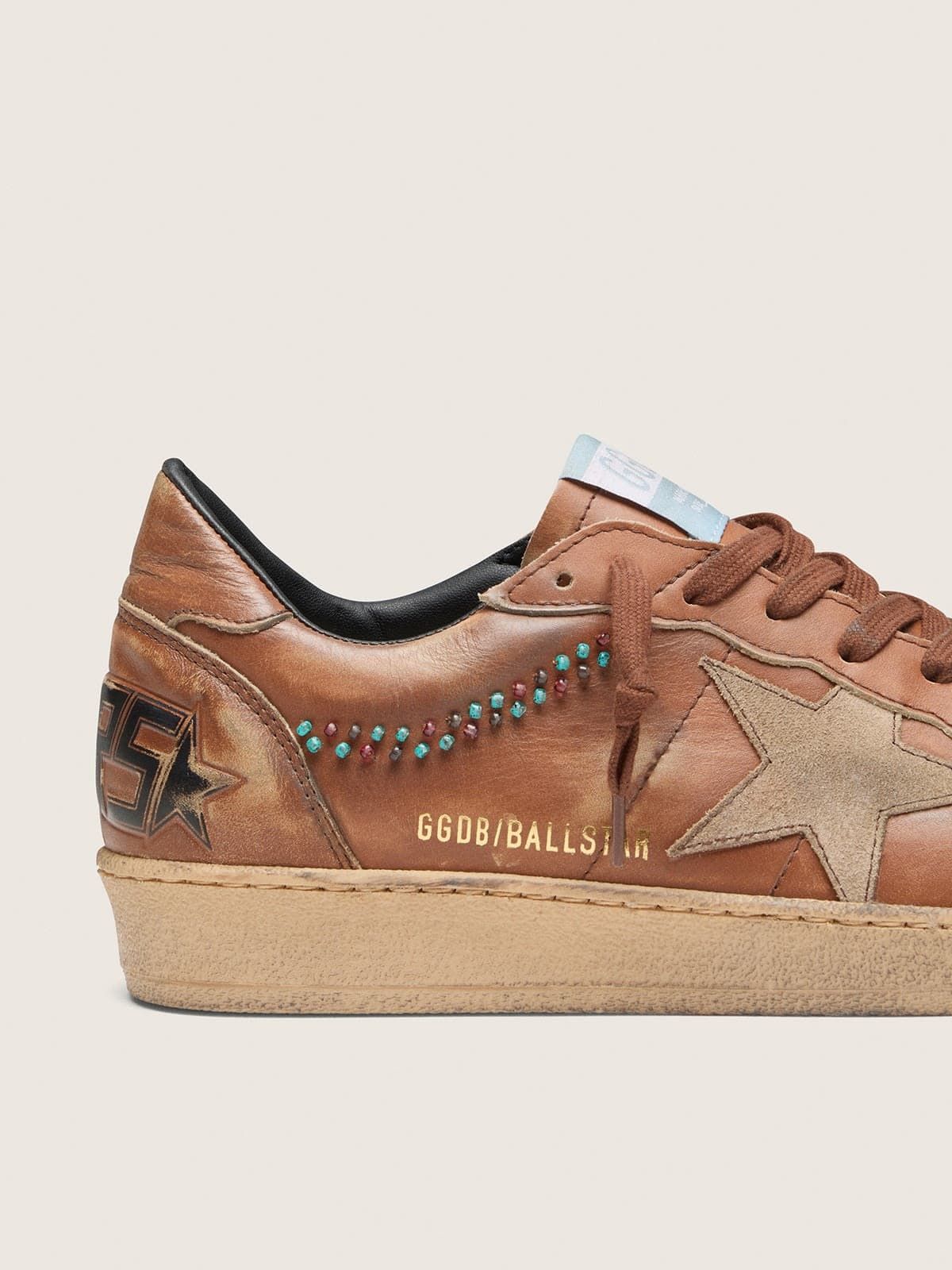  Giày Nam Golden Goose Ball Star 'Brown' 