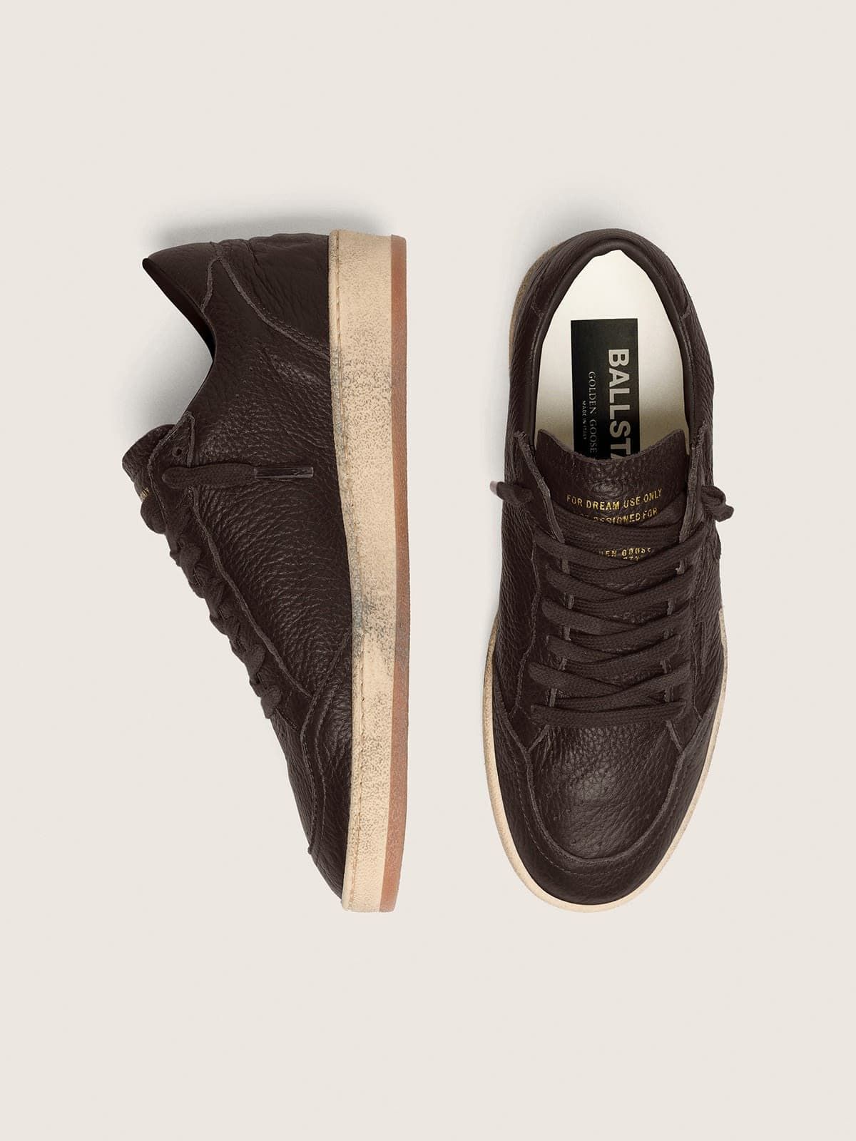  Giày Nam Golden Goose Ball Star 'Brown' 