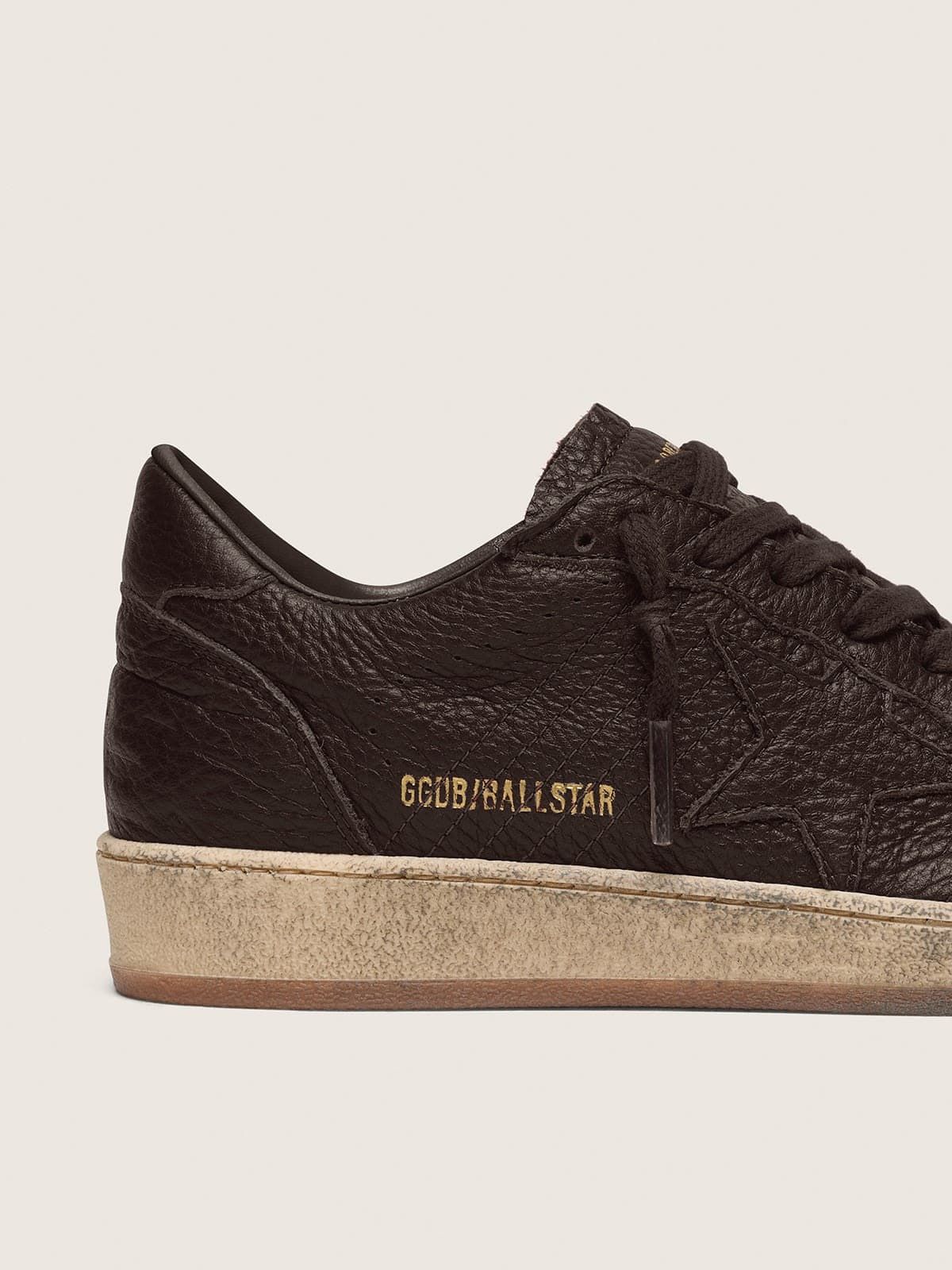  Giày Nam Golden Goose Ball Star 'Brown' 