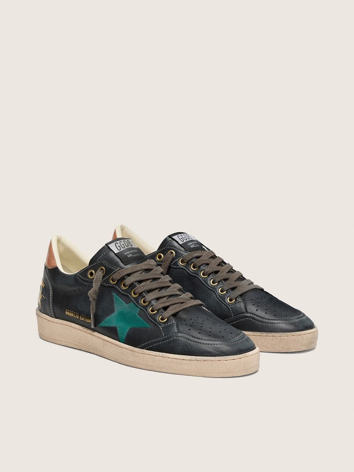  Giày Nam Golden Goose Ball Star LTD 'Black' 