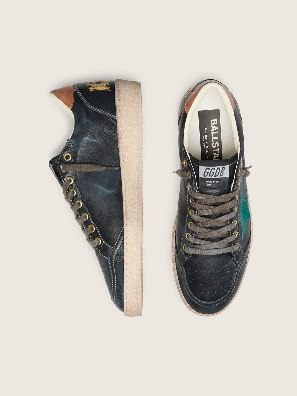  Giày Nam Golden Goose Ball Star LTD 'Black' 