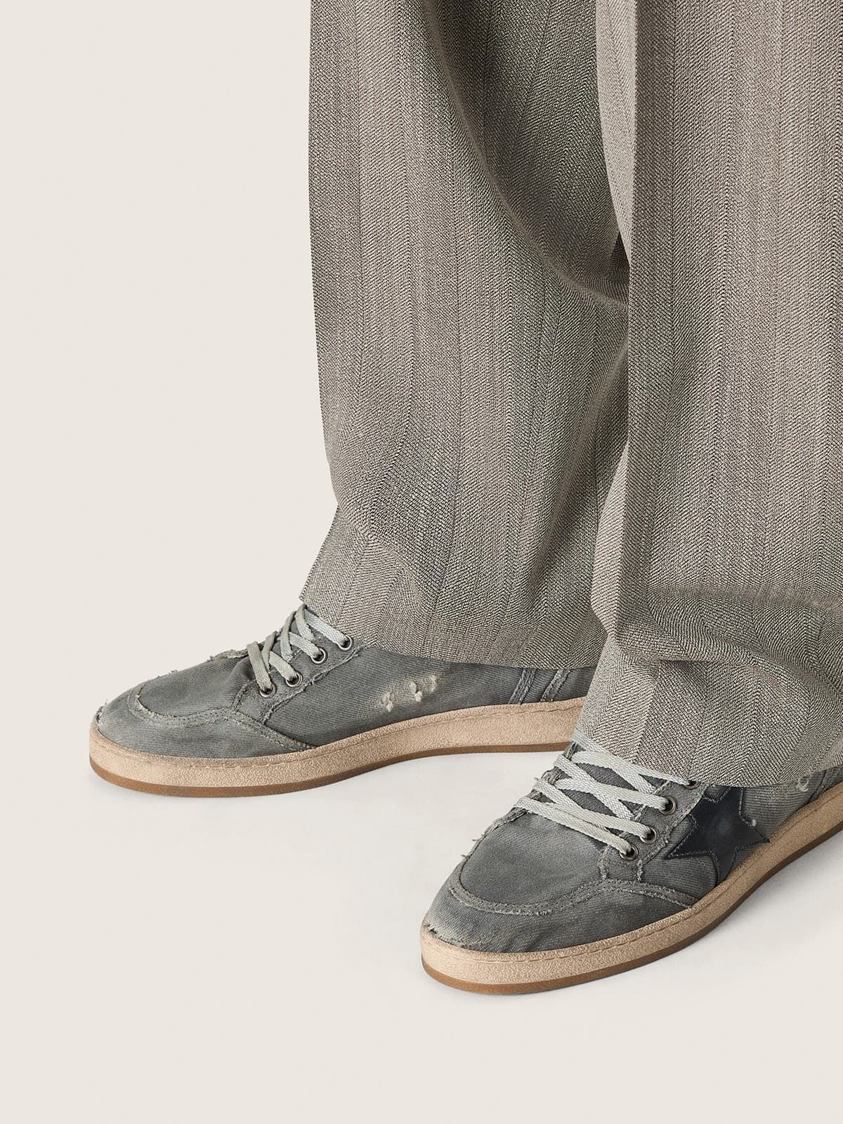 Giày Nam Golden Goose Ball Star LTD 'Gray' 