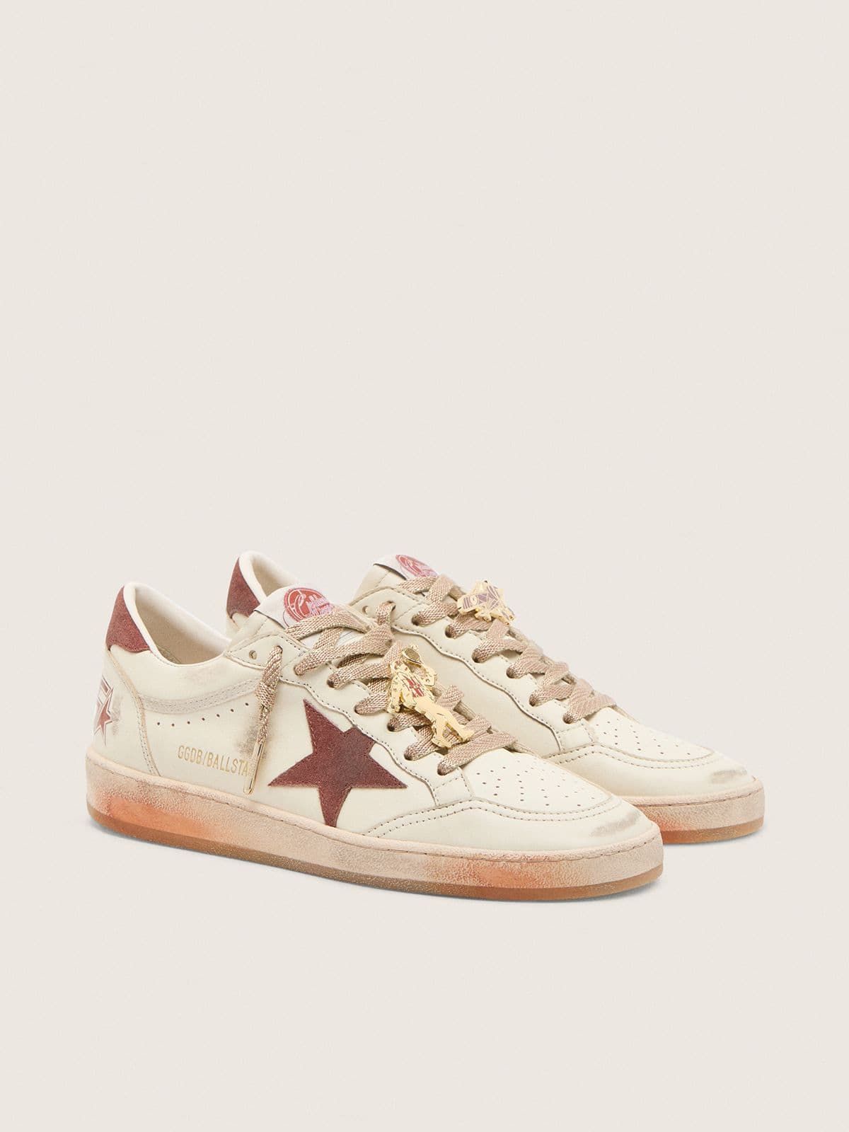  Giày Nam Golden Goose Ball Star 'White' 