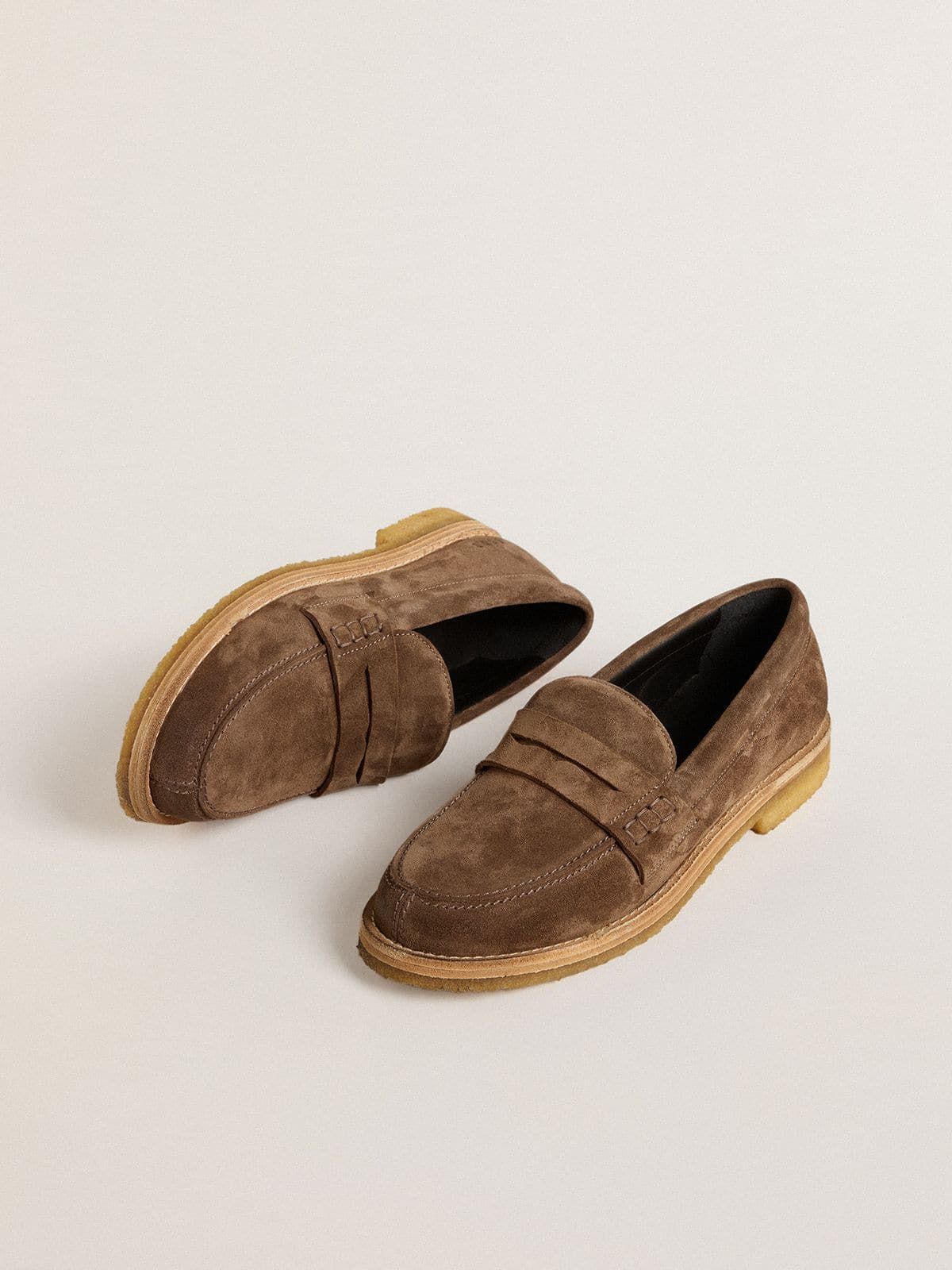 Giày Nam Golden Goose Jerry Loafer 'Brown' 