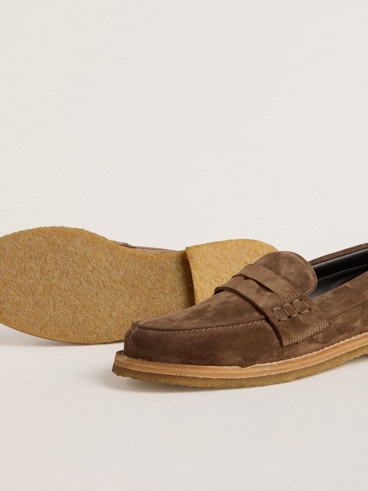  Giày Nam Golden Goose Jerry Loafer 'Brown' 