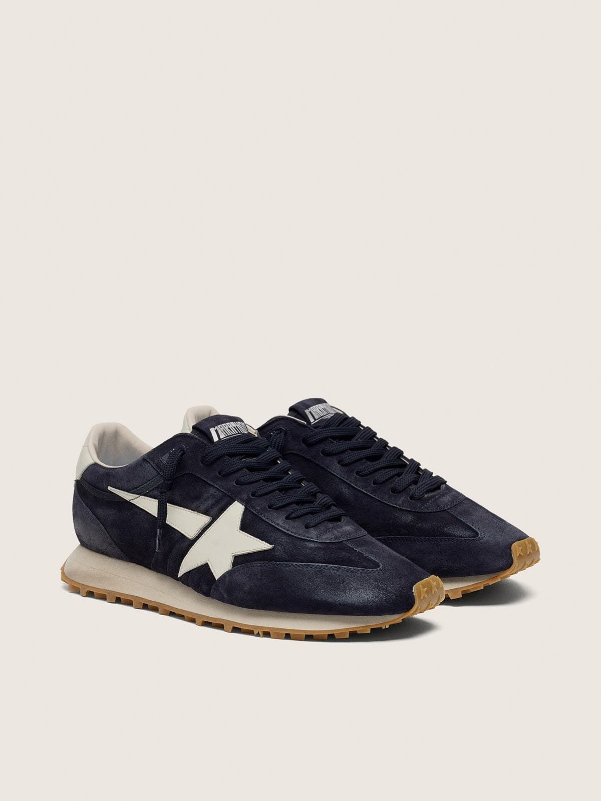  Giày Nam Golden Goose Marathon 'Navy' 