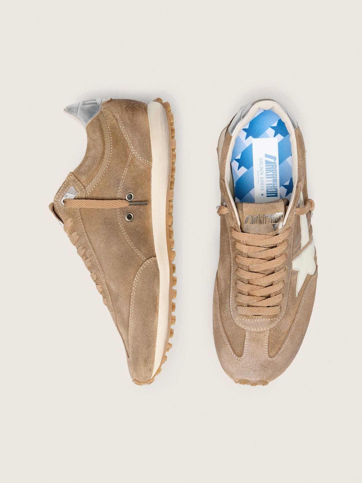  Giày Nam Golden Goose Marathon 'Tobacco' 