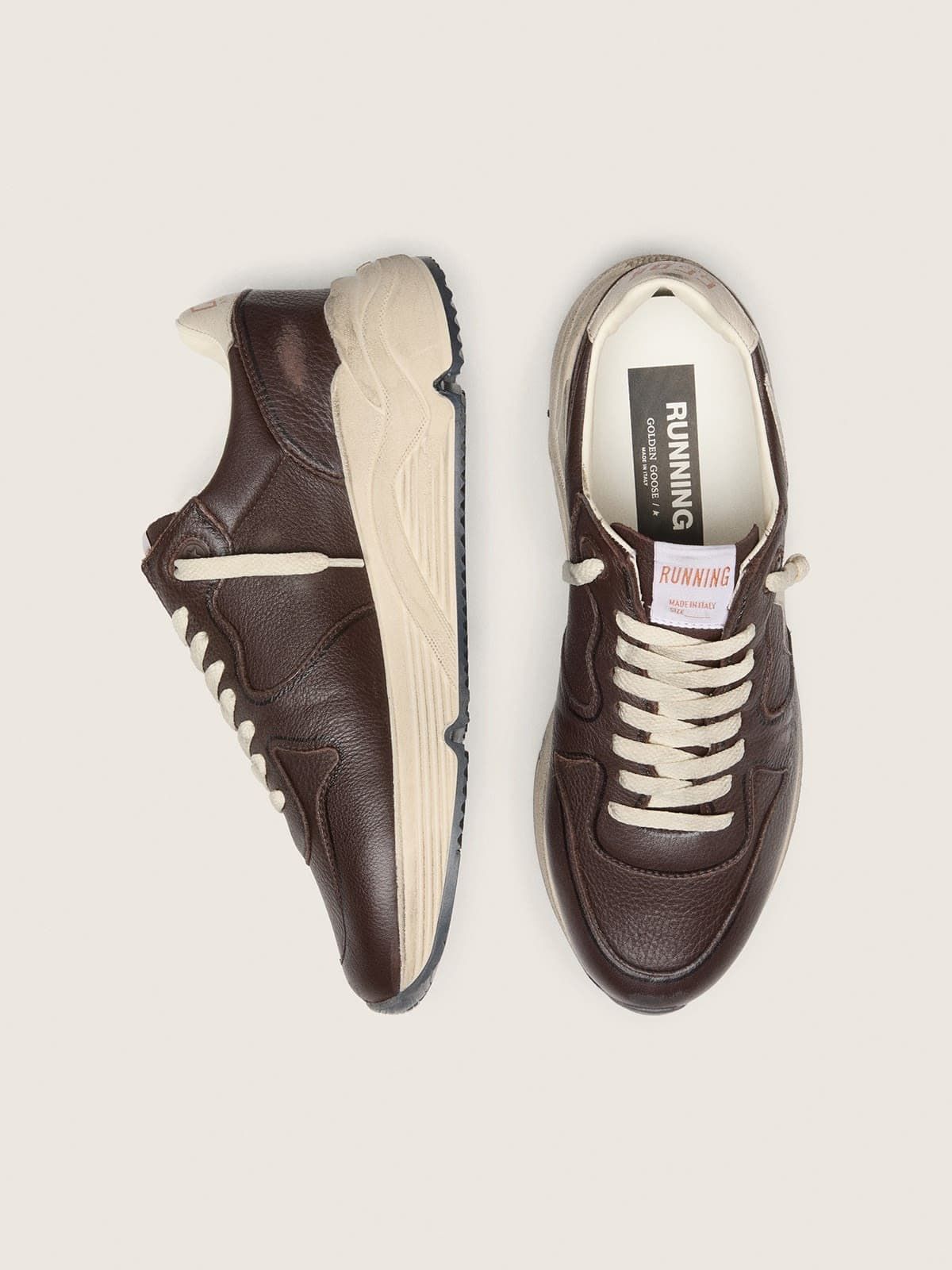  Giày Nam Golden Goose Running Sole 'Brown' 