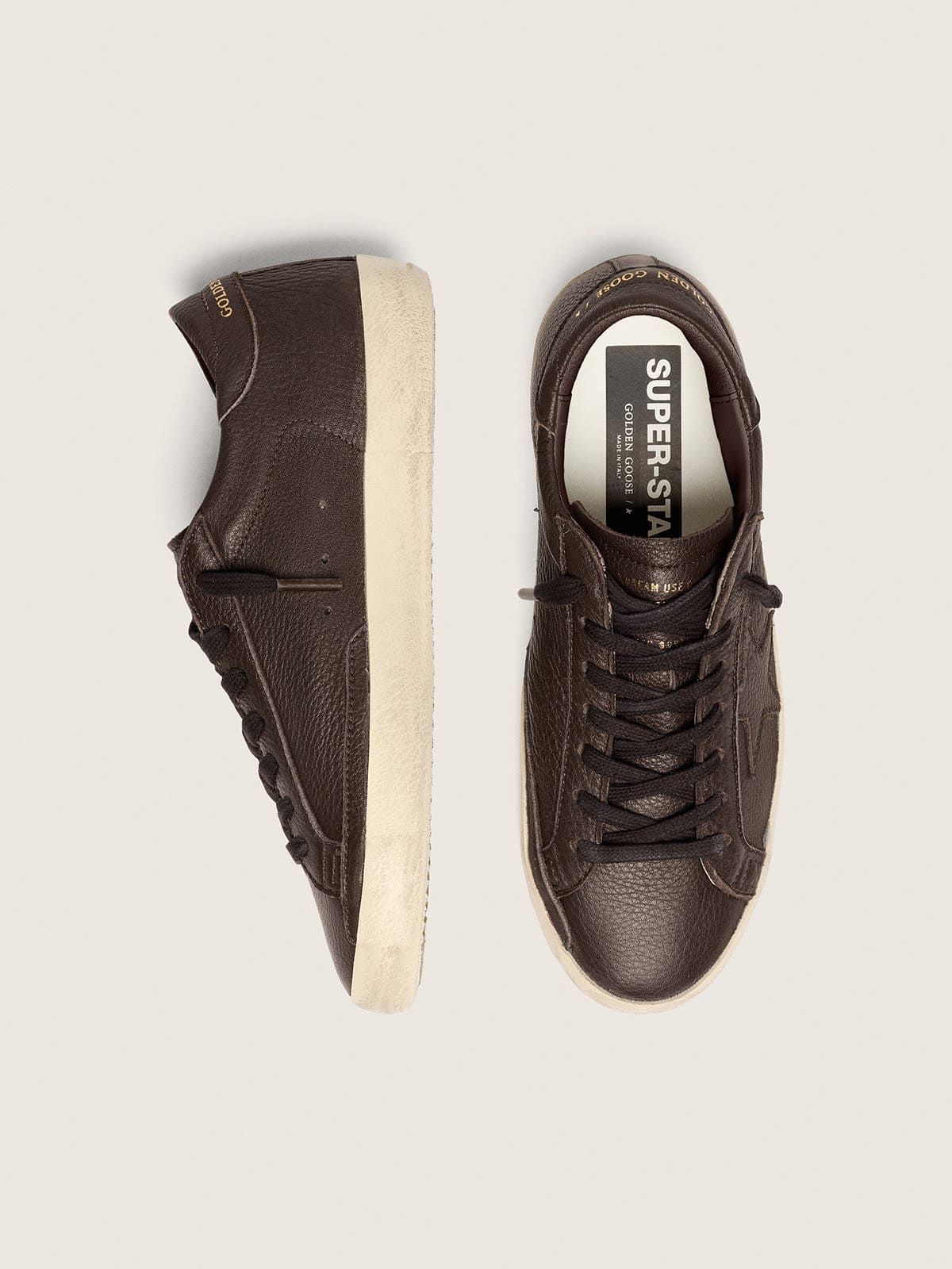  Giày Nam Golden Goose Super-Star 'Brown' 