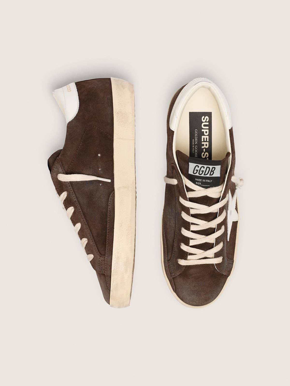  Giày Nam Golden Goose Super-Star 'Brown' 