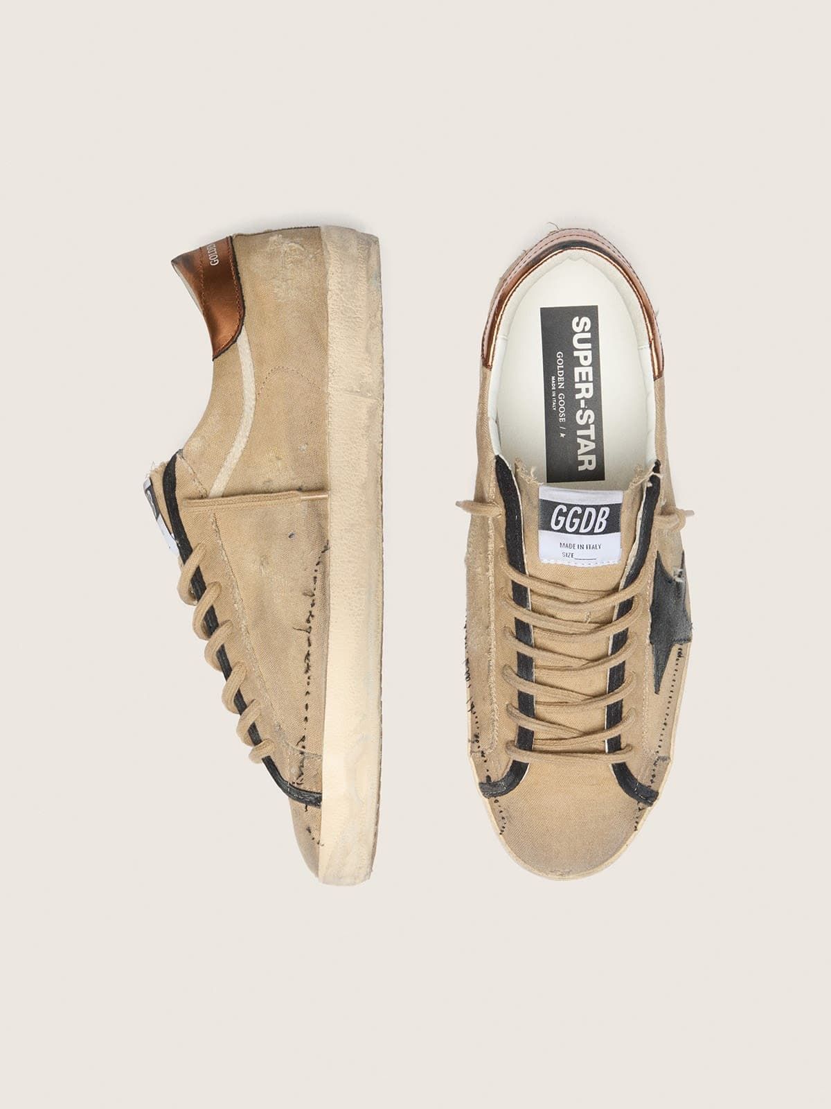  Giày Nam Golden Goose Super-Star LTD 'Beige' 