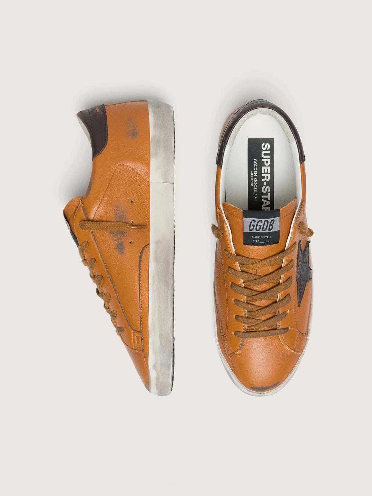  Giày Nam Golden Goose Super-Star LTD 'Orange' 
