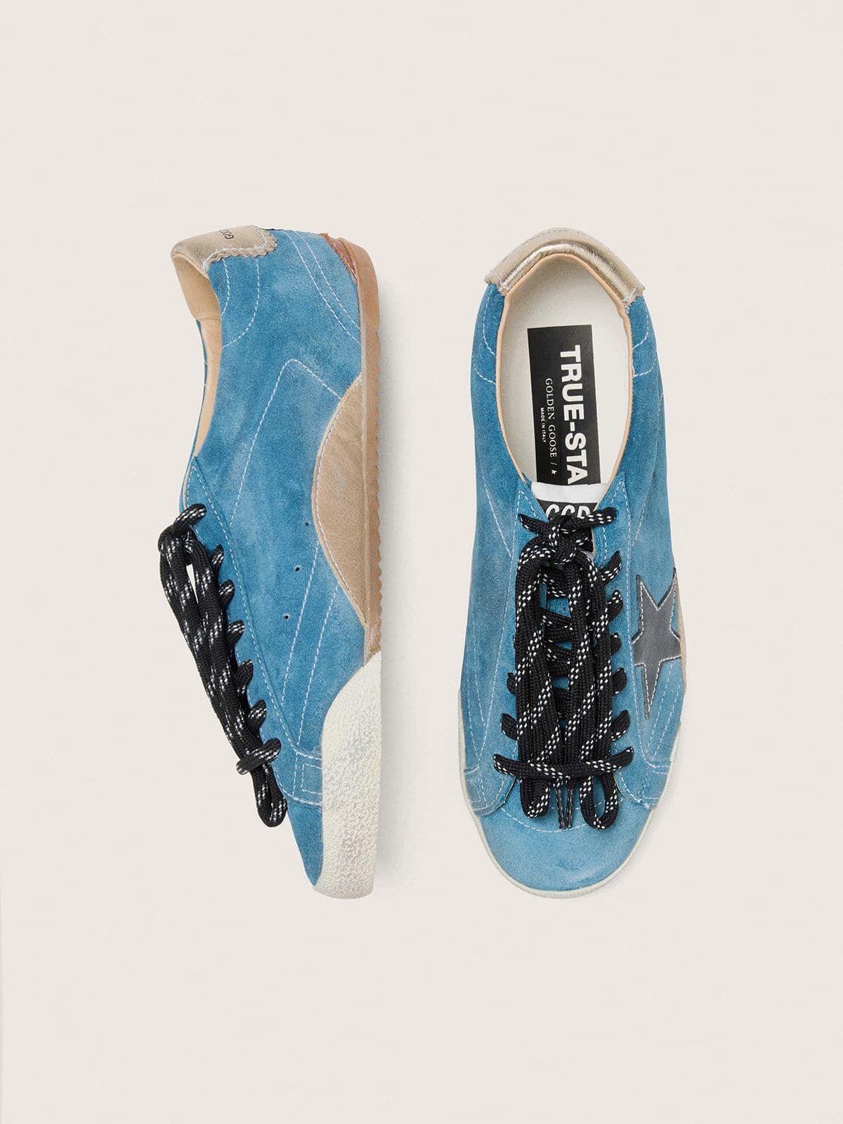  Giày Nam Golden Goose True-Star 'Blue' 