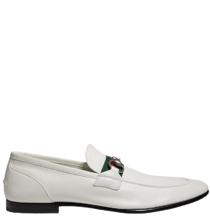  Giày Nam Gucci Como Loafer 'White' 