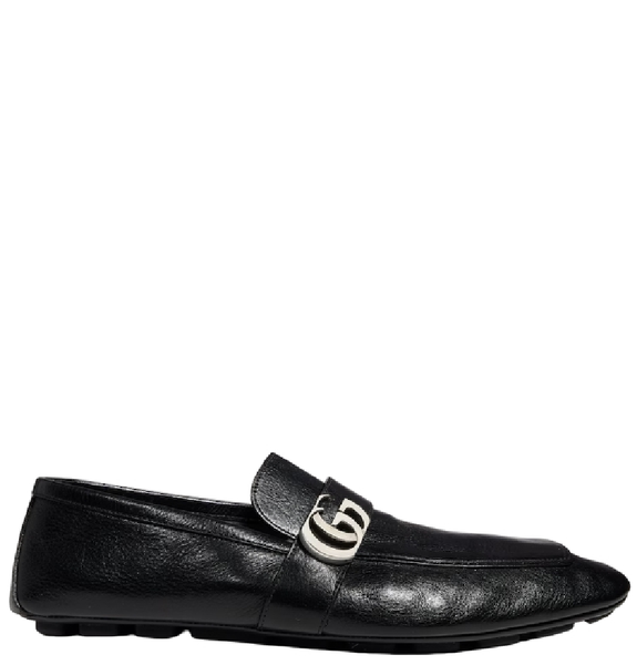  Giày Nam Gucci Driver With Double G 'Black' 