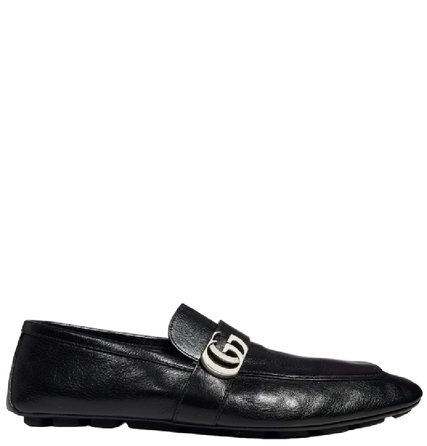  Giày Nam Gucci Driver With Double G 'Black' 